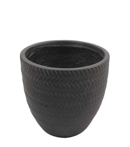 Pot décoratif Jana noir