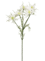 Tige de cosmos blanc artificiel