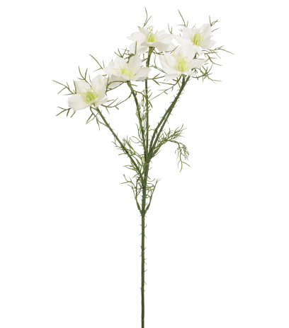 Tige de cosmos blanc artificiel