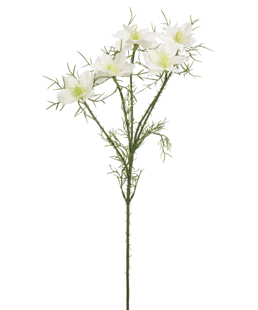 Tige de cosmos blanc artificiel