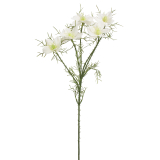 Tige de cosmos blanc artificiel