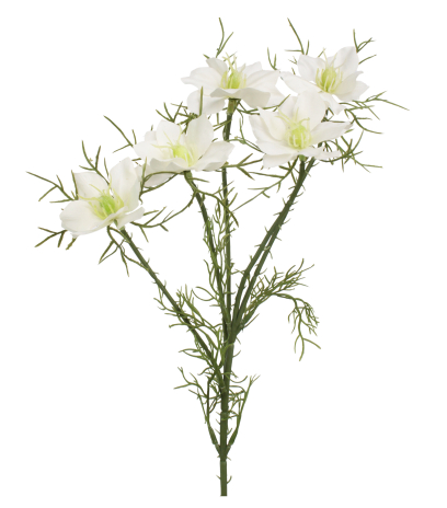 Tige de cosmos blanc artificiel