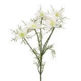 Tige de cosmos blanc artificiel