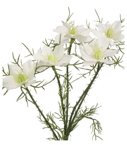 Tige de cosmos blanc artificiel