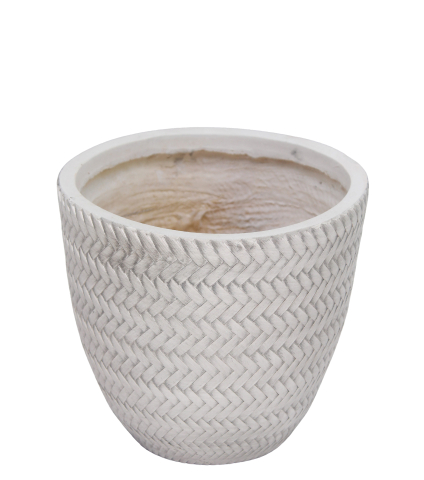 Pot décoratif Jana blanc