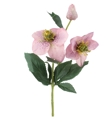 Hellébore rose artificielle