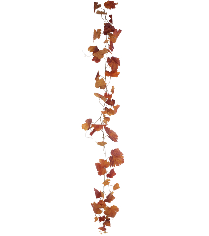 Grande guirlande de vigne automnale