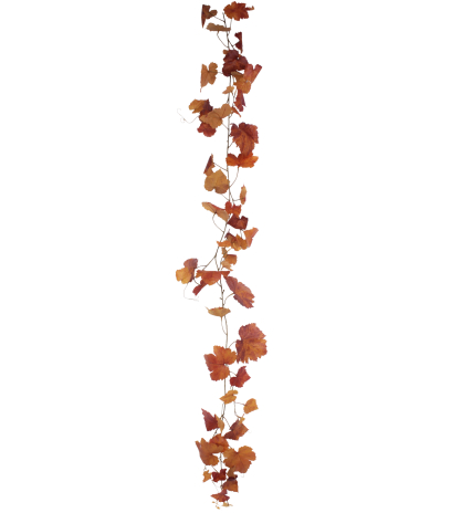 Grande guirlande de vigne automnale