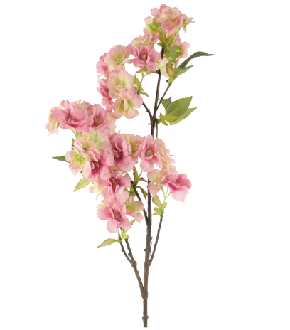 Tige de cerisier artificiel rose fleuri