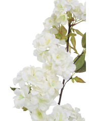 Tige de cerisier artificiel blanc fleuri