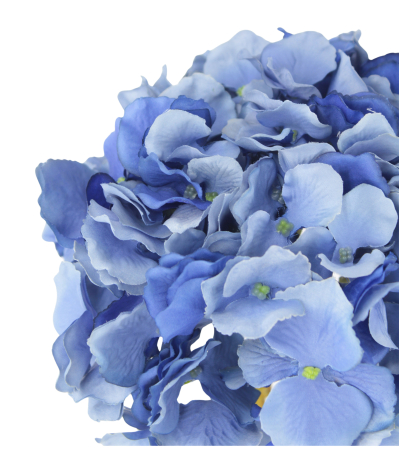 Hydrangée artificielle bleue