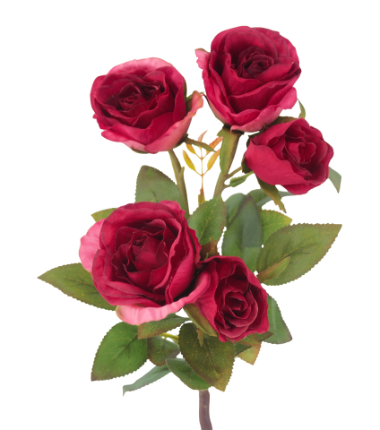 Branchette de roses artificielles Red Naomi