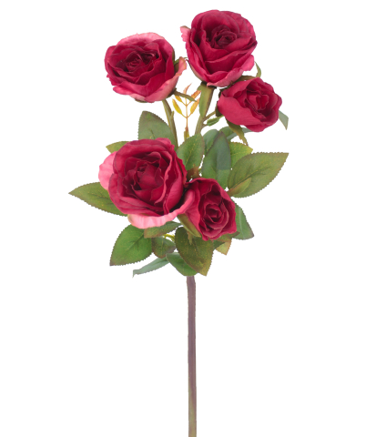 Branchette de roses artificielles Red Naomi