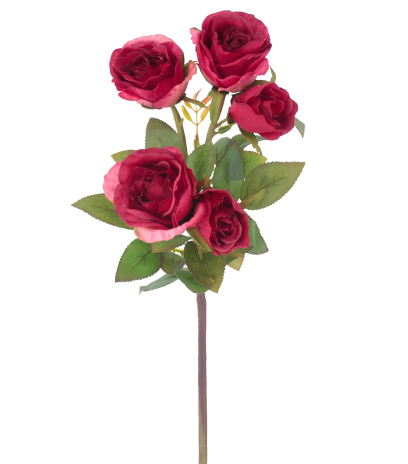 Branchette de roses artificielles Red Naomi