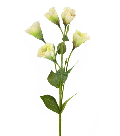 Tige de lisianthus artificiel blanc