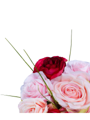 Bouquet artificiel Rosée