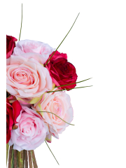 Bouquet artificiel Rosée