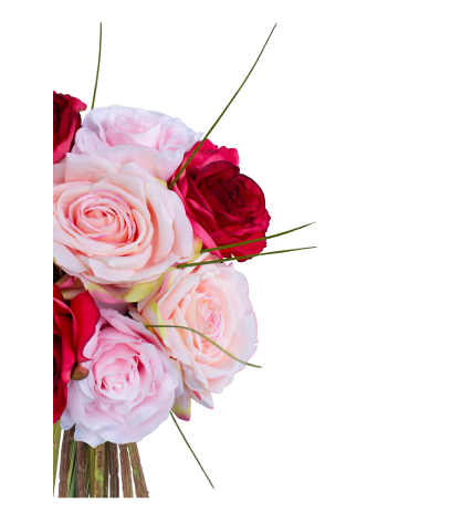 Bouquet artificiel Rosée