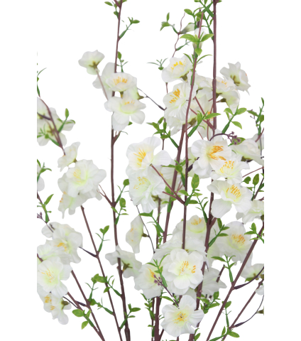 Rameau de cerisier artificiel blanc