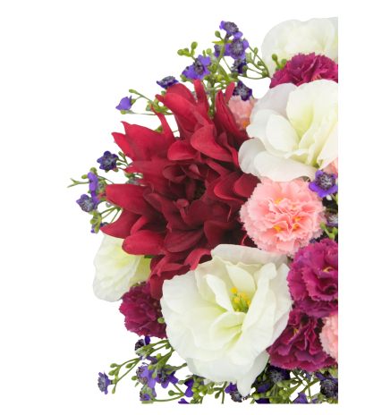 Bouquet artificiel Douceur d'hiver