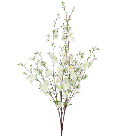 Rameau de cerisier artificiel blanc
