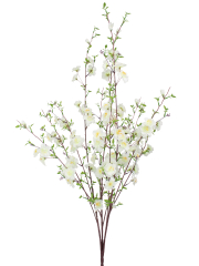 Rameau de cerisier artificiel blanc
