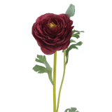 Renoncule artificielle rouge bouton