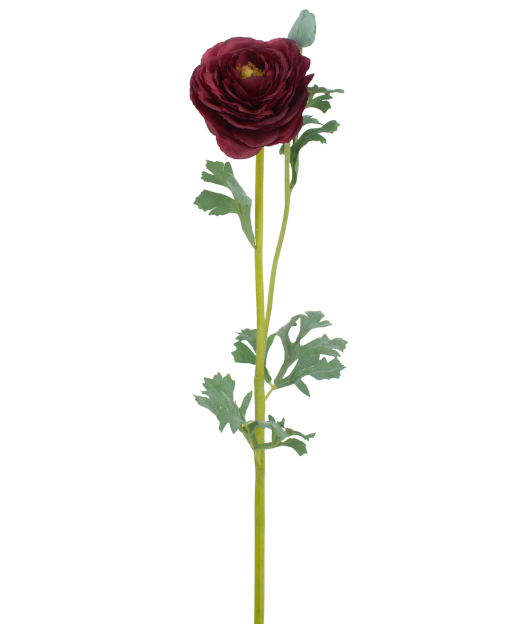 Renoncule artificielle rouge bouton