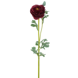 Renoncule artificielle rouge bouton