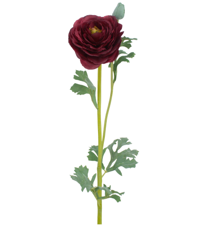 Renoncule artificielle rouge bouton