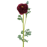 Renoncule artificielle rouge bouton