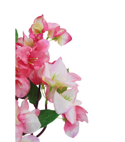 Tige de bougainvillier artificiel rose