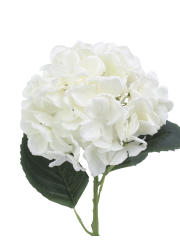 Fleur d'hortensia blanc artificielle