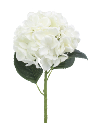 Fleur d'hortensia blanc artificielle