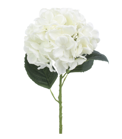 Fleur d'hortensia blanc artificielle