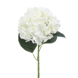 Fleur d'hortensia blanc artificielle