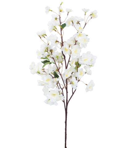 Rameau de cerisier artificiel blanc