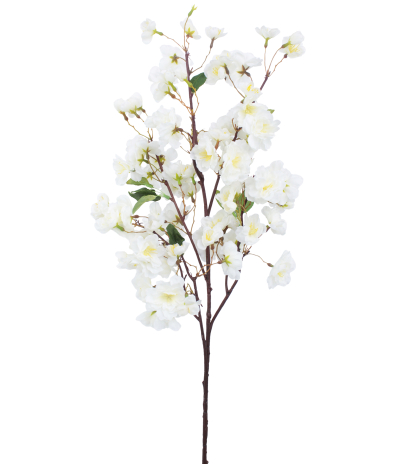 Rameau de cerisier artificiel blanc