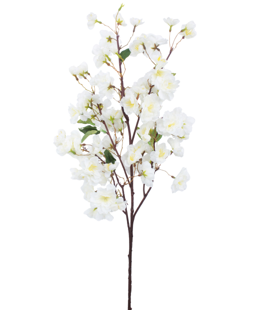 Rameau de cerisier artificiel blanc
