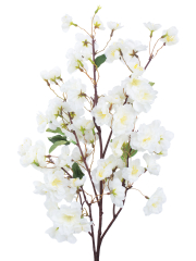 Rameau de cerisier artificiel blanc