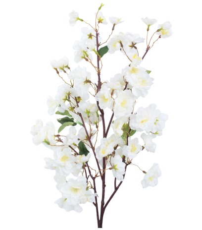 Rameau de cerisier artificiel blanc