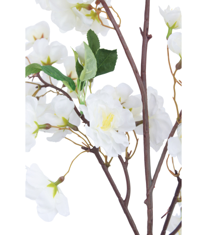Rameau de cerisier artificiel blanc