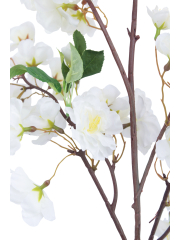 Rameau de cerisier artificiel blanc