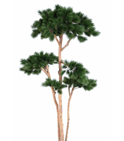 Pin artificiel à trois troncs