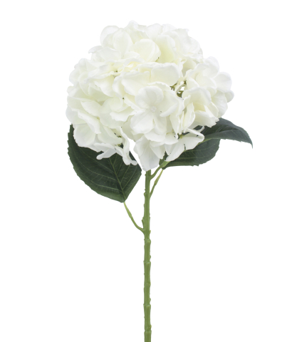 Fleur d'hortensia blanc artificielle
