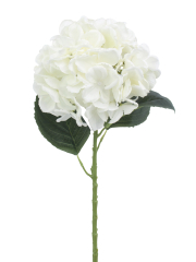 Fleur d'hortensia blanc artificielle
