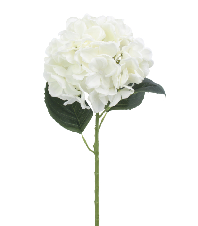 Fleur d'hortensia blanc artificielle