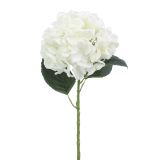 Fleur d'hortensia blanc artificielle
