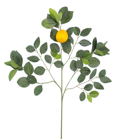 Branche de citronnier artificielle