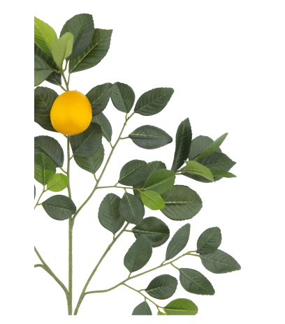 Branche de citronnier artificielle